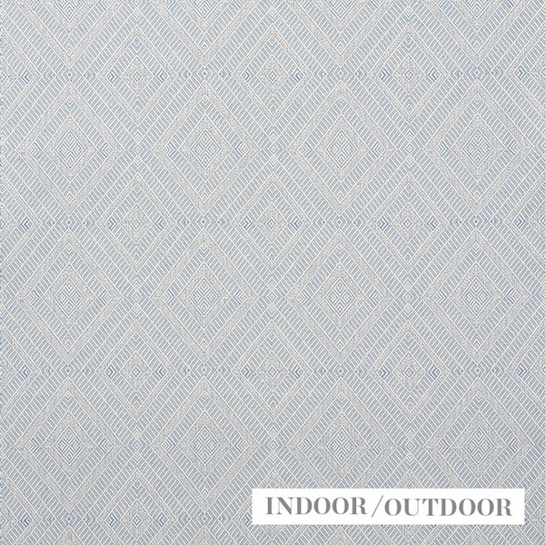 Geometric Weave Indoor/Outdoor - Chambray Fabrics | Schumacher